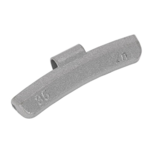 Sealey Wheel Weight 35g Hammer-On Plastic Coated Zinc for Alloy Wheels Pack of 5 Sealey - Town Tools 