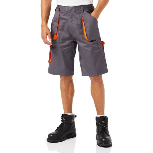 Portwest Texo Contrast Shorts - Charcoal - Medium Portwest - Town Tools 