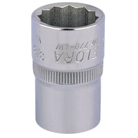 Elora Whitworth Bi-Hexagon Socket, 1/2" Sq. Dr., 3/8" - 770-LW 3/8