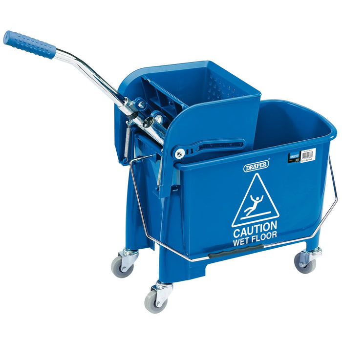 Draper Kentucky Mop Bucket with Wringer, 20L - Discontinued - MBW20