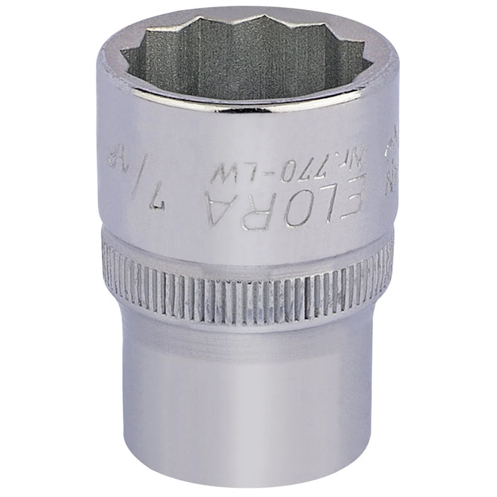 Elora Whitworth Bi-Hexagon Socket, 1/2" Sq. Dr., 7/16" - 770-LW 7/16
