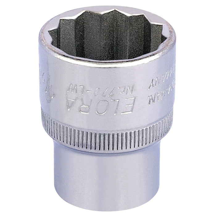 Elora Whitworth Bi-Hexagon Socket, 1/2" Sq. Dr., 1/2" - 770-LW 1/2