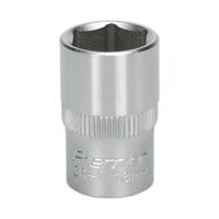 Sealey WallDrive Socket 13mm 3/8"Sq Drive S3813
