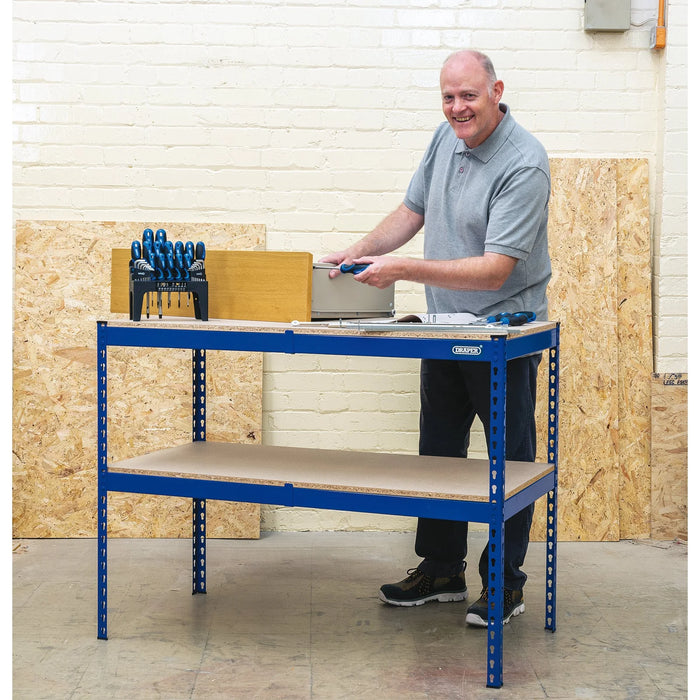 Draper Steel Workbench, 1200 x 600 x 900mm - WB1200