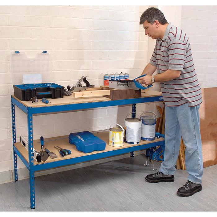 Draper Steel Workbench, 1800 x 600 x 900mm - WB1800