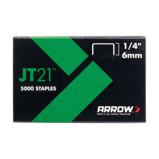 Arrow JT21 T27 Staples 6mm (1/4in) (Box 5000) Arrow - Town Tools