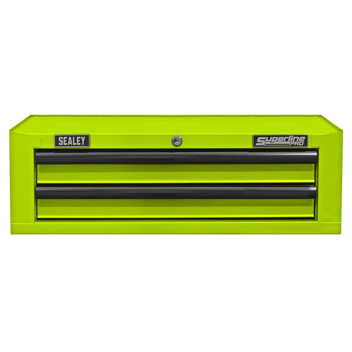 Superline Pro Superline PRO Mid-Box Tool Chest 2 Drawer - Green/Black Superline Pro - Town Tools 