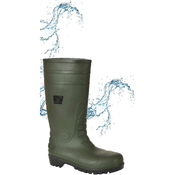 Portwest Steelite Total Safety Wellingtons S5 - Green - UK 9 Portwest - Town Tools 