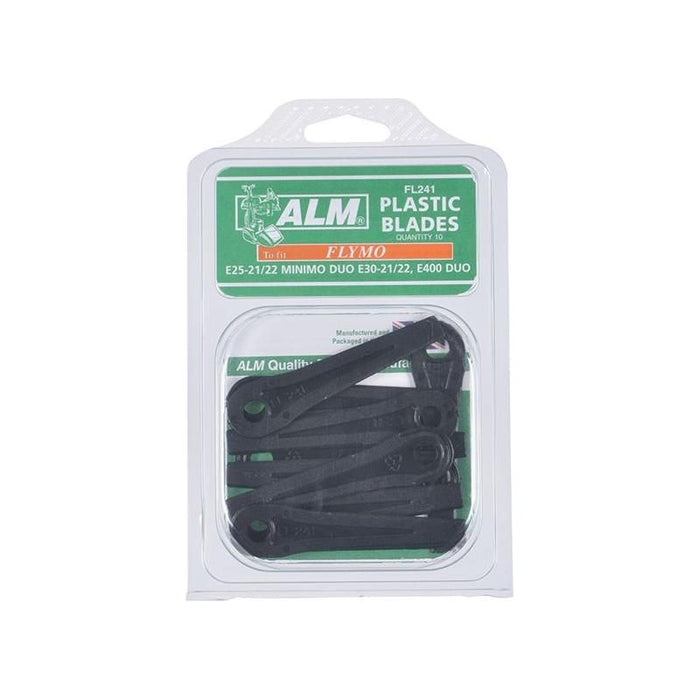 Alm Manufacturing FL241 Plastic Blades Small Hole to Suit Flymo ALM Manufacturing - Town Tools
