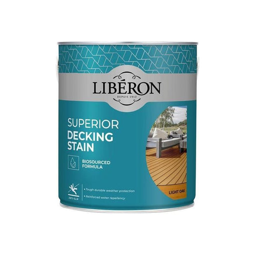 Liberon Superior Decking Stain Light Oak 2.5 litre Liberon - Town Tools