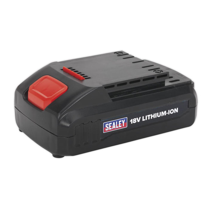 Sealey Power Tool Battery 18V 1.3Ah Lithium-ion for CP2518L CP2518LBP Sealey - Town Tools 