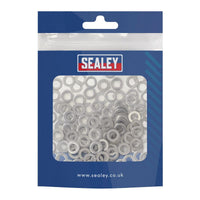 Sealey Stainless Steel Flat Washer DIN 125 - M5 A2 - Pack of 100 SSW5