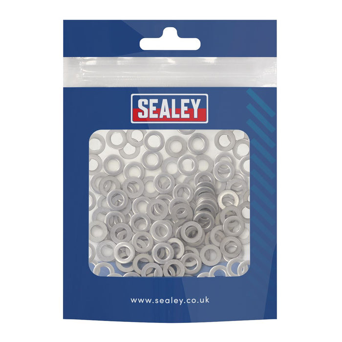 Sealey Stainless Steel Flat Washer DIN 125 - M5 A2 - Pack of 100 SSW5 Sealey - Town Tools 