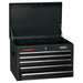 Draper Tool Chest, 5 Drawer, 26", Black 35737 Draper - Town Tools 