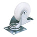 Draper Swivel Plate Fixing Nylon Wheel with Brake, 75mm Diameter, S.W.L. 70kg Draper - Town Tools 