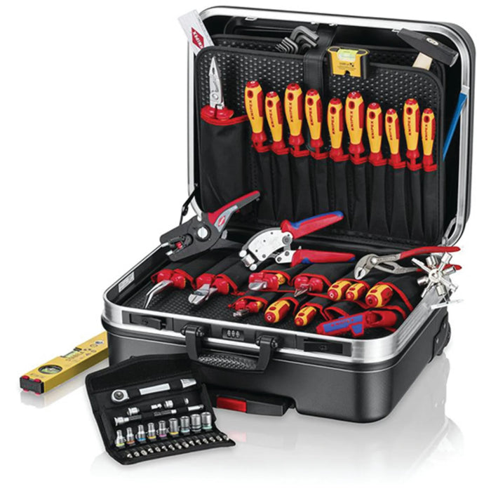 KNIPEX 00 21 06 Tool Case "BIG Basic Move" ElectricPlus, 68 Parts - 00 21 06