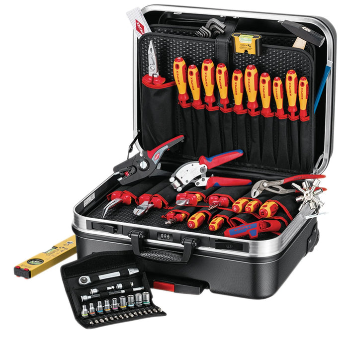 KNIPEX 00 21 06 Tool Case "BIG Basic Move" ElectricPlus, 68 Parts - 00 21 06