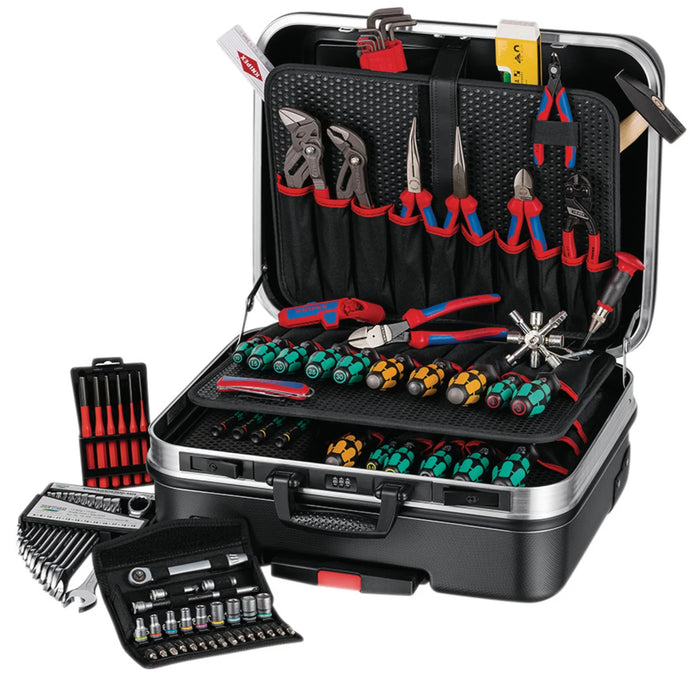 KNIPEX 00 21 06 M Tool Case “BIG Basic Move” Mechanic, 90 Parts - 00 21 06 M