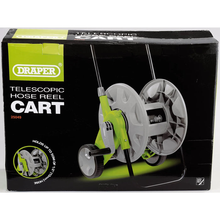 Draper Garden Hose Reel Cart, 50m Capacity - GWPHC