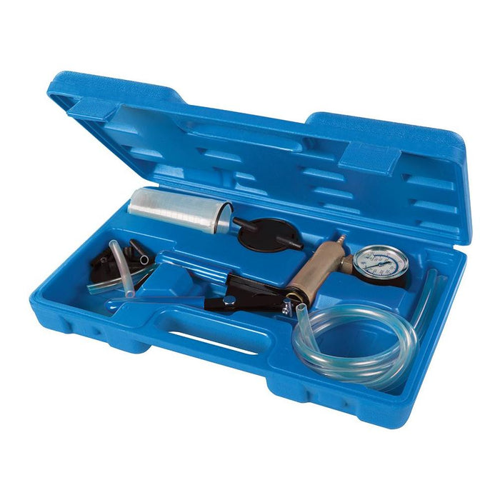 Silverline Vacuum Tester & Brake Bleeding Kit 16pce 16pce Silverline - Town Tools 