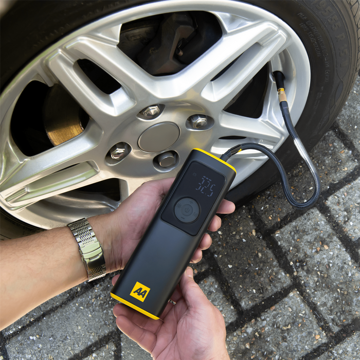 AA Rechargeable Tyre Inflator With Power Bank 12V USB