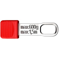KNIPEX 00 62 10 TR TetheredTool Clips Red (10 Pieces), 30mm - 00 62 10 TR