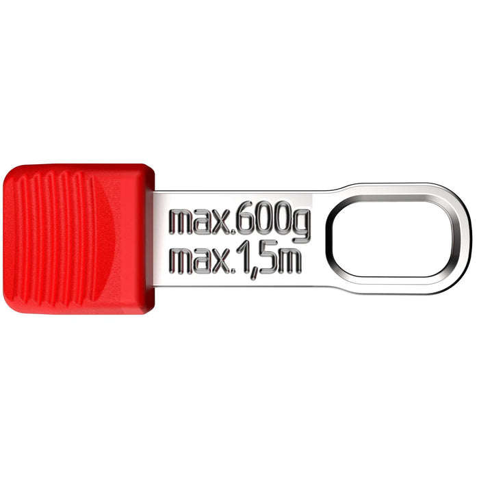 KNIPEX 00 62 10 TR TetheredTool Clips Red (10 Pieces), 30mm - 00 62 10 TR