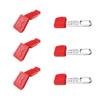 KNIPEX 00 63 06 TCR TetheredTool Clips + ColorCode Clips Red