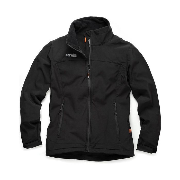 Scruffs Women's Trade Softshell Jacket Black Size 16 Scruffs - Town Tools 