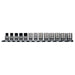 Sealey Premier Black Premier Black Lock-On Socket Set 1/2"Sq Drive 13pc AK2742B Sealey Premier Black - Town Tools 