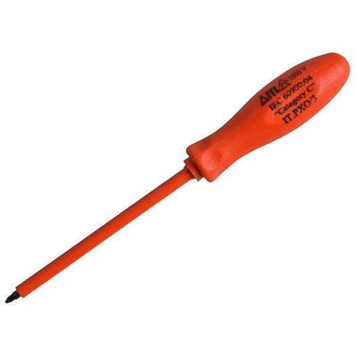 Itl Insulated Insulated Screwdriver Pozi No.0 x 75mm (3in) ITL Insulated - Town Tools