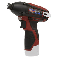 Sealey Cordless Impact Driver 1/4"Hex Drive 80Nm 12V SV12 Series Body Only