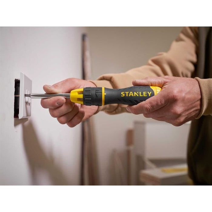 Stanley® Hand Tools Multibit Ratchet Screwdriver &10 Bits STANLEY® Hand Tools - Town Tools