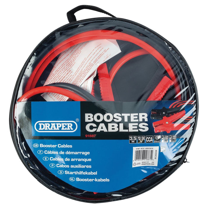 Draper Booster Cables, 3.5m x 29mm&sup2; 91887