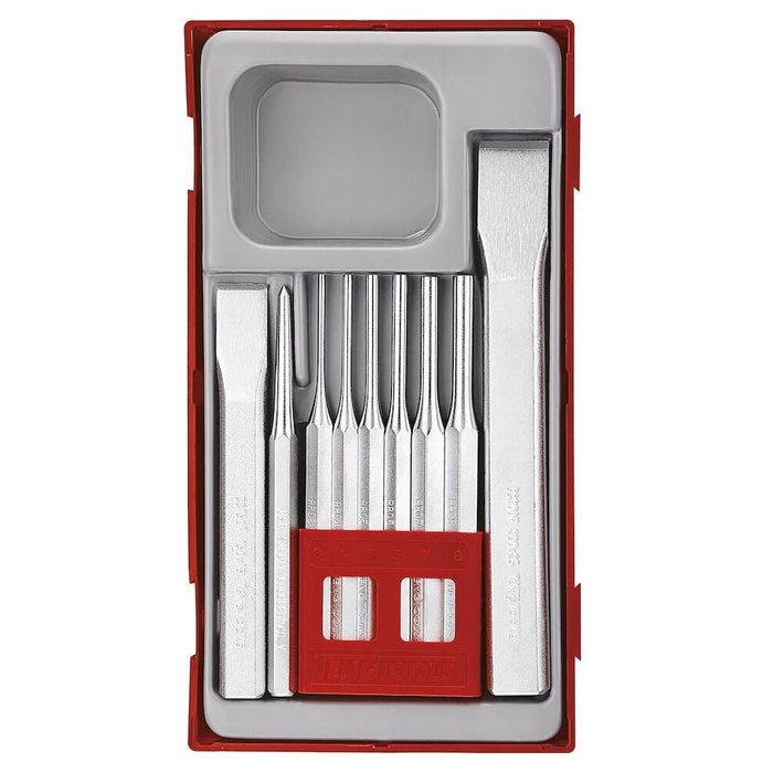 Teng Tools Punch & Chisel Set TT1 9 Pieces Teng Tools - Town Tools 