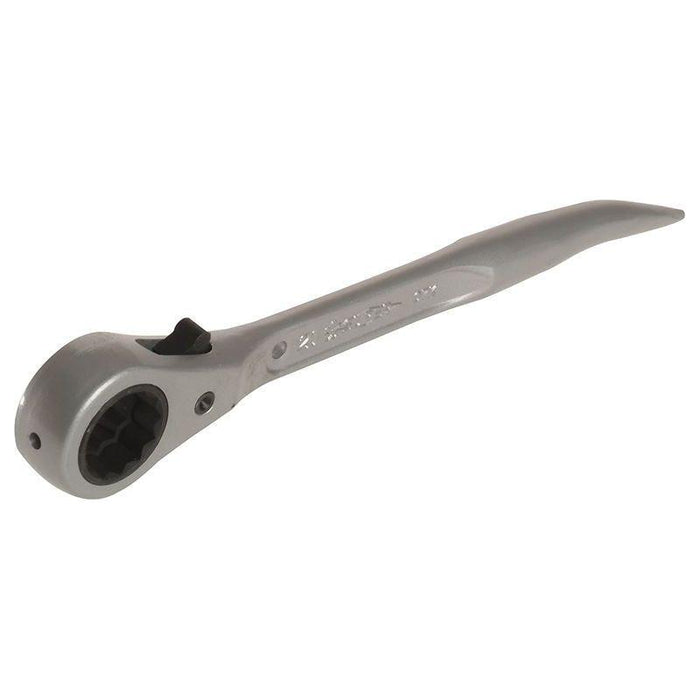 Priory 604Al Reversible Ratchet Scaffold Podger 19 x 21mm Priory - Town Tools