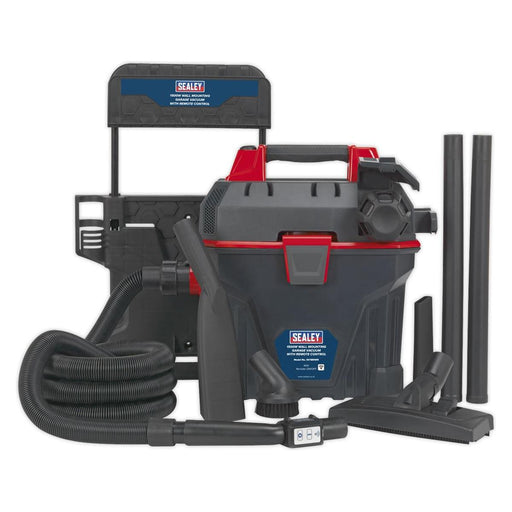 Sealey Garage Vacuum 1500W with Remote Control Wall Mounting GV180WM Sealey - Town Tools 