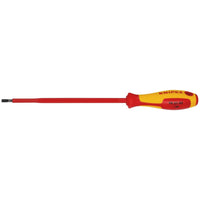 Draper Knipex 98 21 45 VDE Insulated Slotted Screwdriver, 4.5 x 180mm