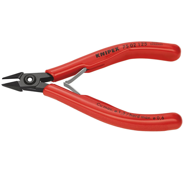 KNIPEX 75 02 125 SB Electronics Diagonal Cutter, 125mm - 75 02 125 SB