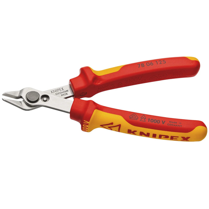 KNIPEX 78 06 125 SB VDE Electronic Super Knips®, 125mm - 78 06 125 SB