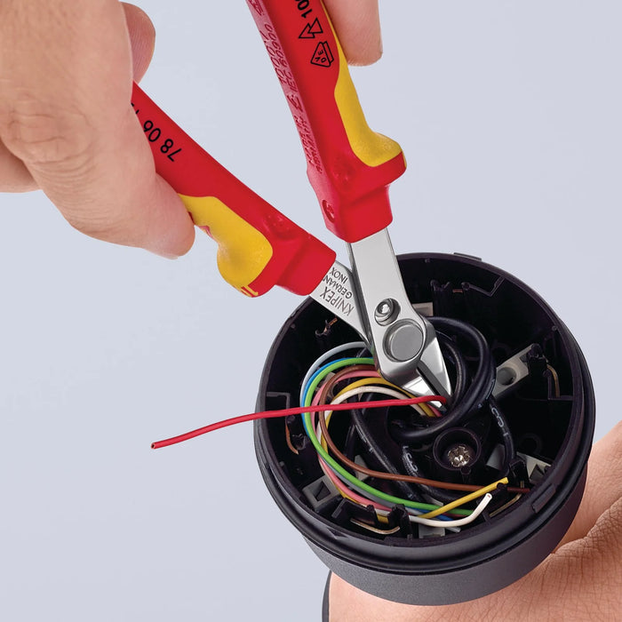 KNIPEX 78 06 125 SB VDE Electronic Super Knips®, 125mm - 78 06 125 SB