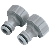 Draper Outdoor Tap Connectors, 3/4" (Pack of 2) - GWPPTC2