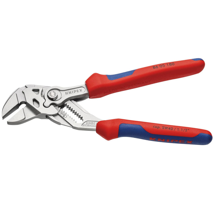 KNIPEX 86 05 180 SB Pliers Wrench, 180mm - 86 05 180 SB