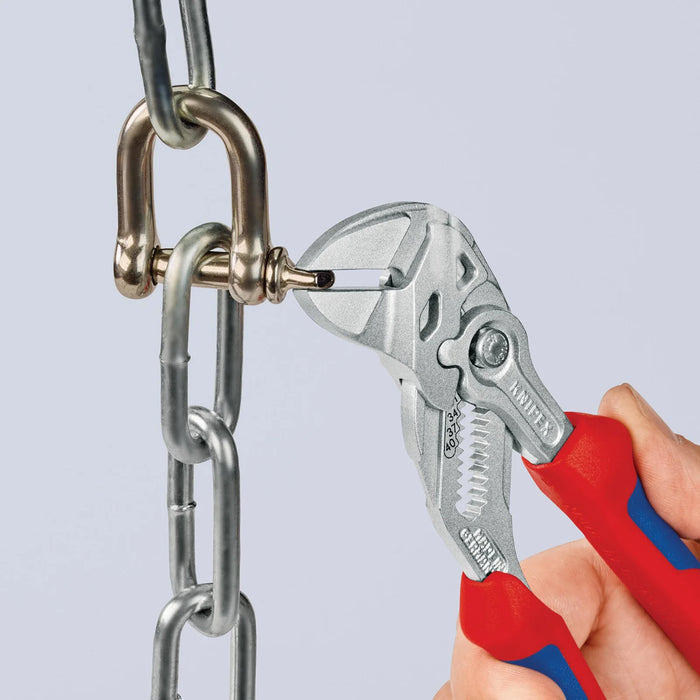 KNIPEX 86 05 180 SB Pliers Wrench, 180mm - 86 05 180 SB