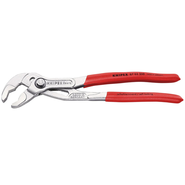 KNIPEX 87 03 250 SB Cobra® High-Tech Water Pump Pliers, 250mm - 87 03 250 SB