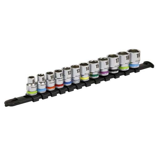 Sealey Premier Platinum Premier Platinum Socket Set 3/8"Sq Drive 12pc AK2660 Sealey Premier Platinum - Town Tools 