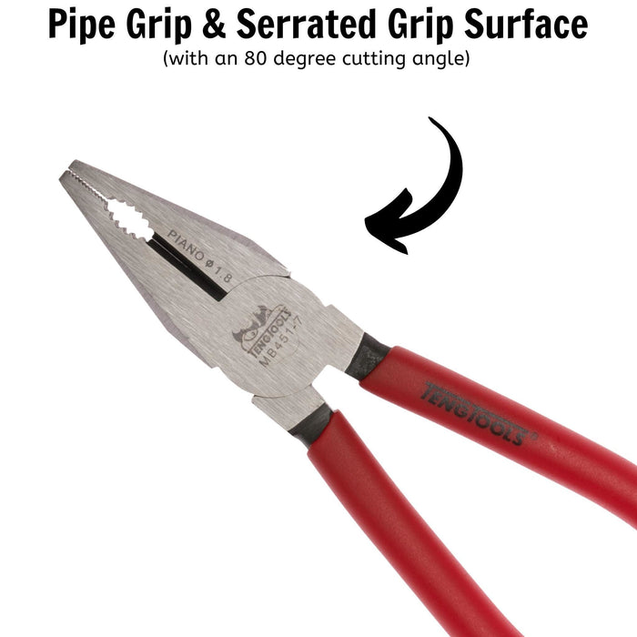 Teng Tools Combination Plier 180mm Teng Tools - Town Tools 