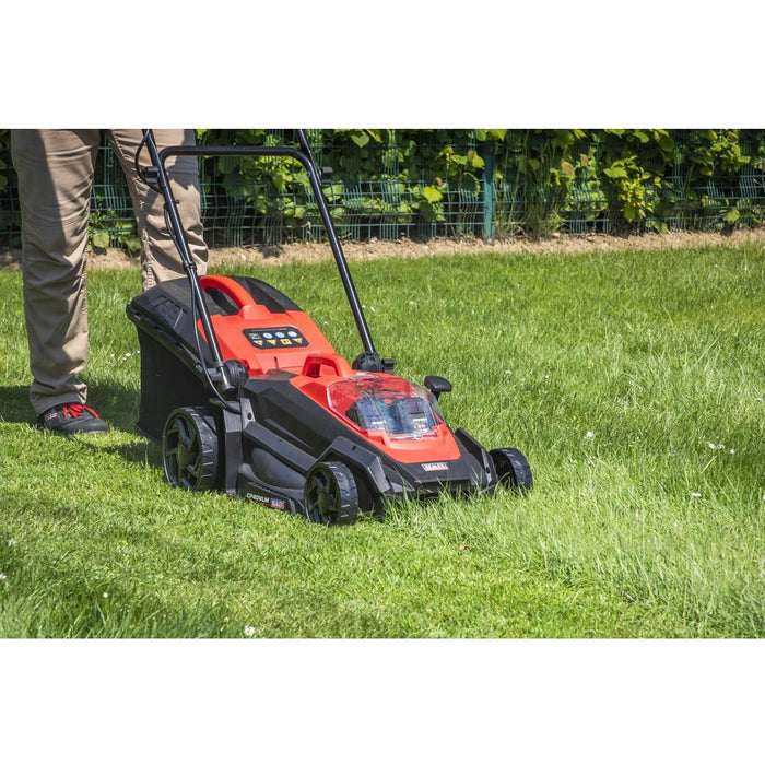 Sealey Cordless Lawn Mower Kit 40V 4Ah SV20 Series 40cm CP40VLMKIT Sealey - Town Tools 