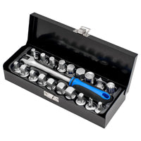 Draper Oil Drain Sump Plug Key Set, 3/4" Sq. Dr. (20 Piece)