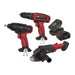 Sealey 3 Tool Cordless Combo Kit 20V SV20 Series CP20VCOMBO1 Sealey - Town Tools 